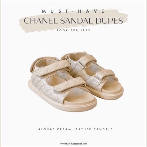 chanel cc sandals replica|chanel cc dupes.